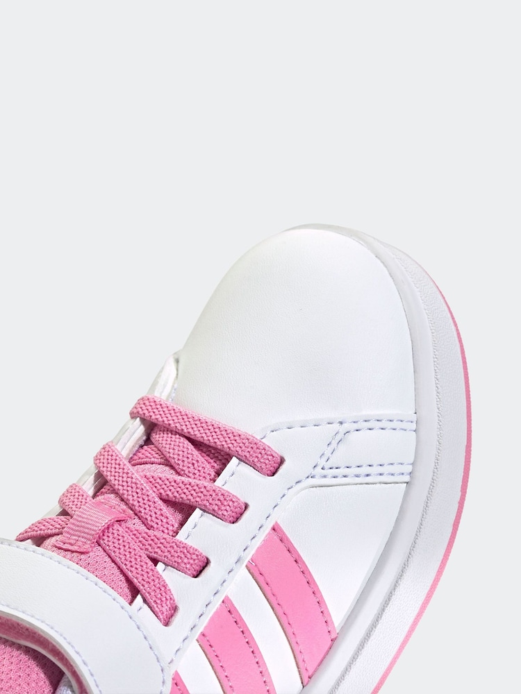 Weiß - adidas Grand Court 2.0 Easy On Kids Trainers - Bild 8 von 8 Weiß - adidas Grand Court 2.0 Easy On Kids Trainers - Bild 8 von 8