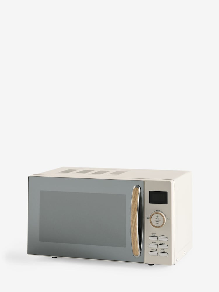 Cream Floral Malvern Microwave - Image 4 of 4 Cream Floral Malvern Microwave - Image 4 of 4