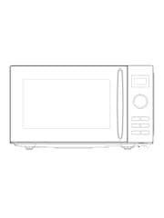 Cream Malvern Microwave - Image 5 of 6