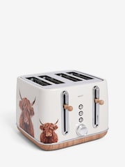 Cream Hamish 4 Slice Malvern Toaster - Image 1 of 3