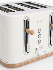 Cream Hamish 4 Slice Malvern Toaster - Image 4 of 5