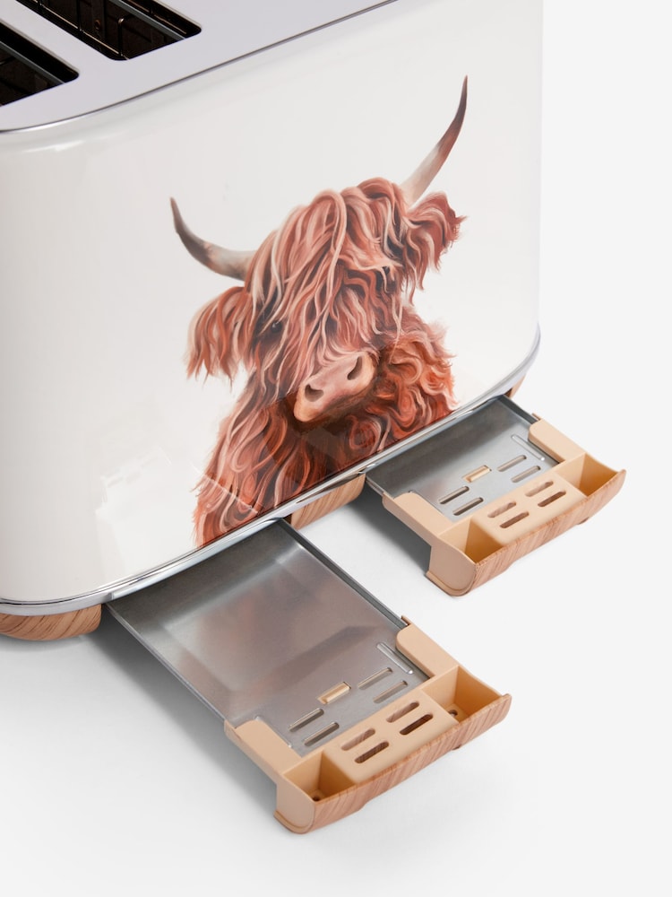 Cream Hamish 4 Slice Malvern Toaster - Image 4 of 4 Cream Hamish 4 Slice Malvern Toaster - Image 4 of 4