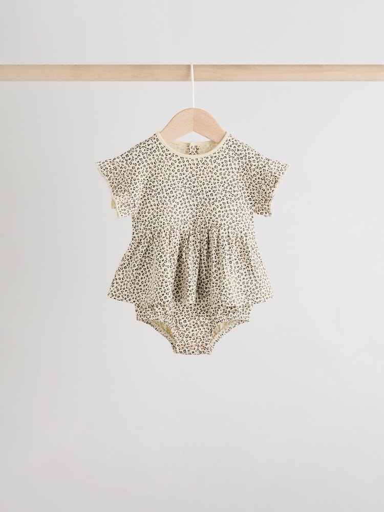 Živalski potisk - Baby 100% Cotton haljica za igranje 3 Pakiranje - Slika 2 iz 11 Živalski potisk - Baby 100% Cotton haljica za igranje 3 Pakiranje - Slika 2 iz 11