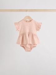 Animal Printed Baby 100% Cotton Rompers 3 Pack - Image 3 of 11