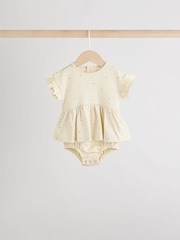 Animal Printed Baby 100% Cotton Rompers 3 Pack - Image 4 of 11