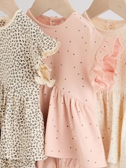 Animal Printed Baby 100% Cotton Rompers 3 Pack - Image 7 of 11