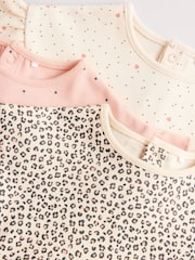 Animal Printed Baby 100% Cotton Rompers 3 Pack - Image 8 of 11