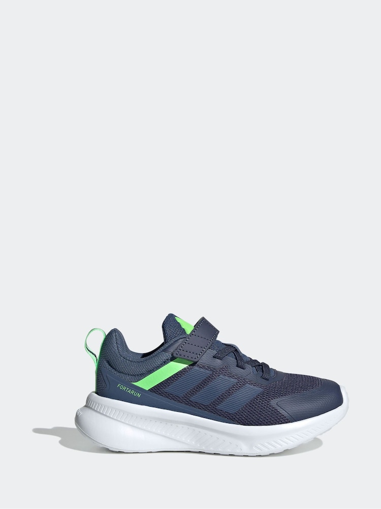 adidas Blue FortaRun 4.0 Trainers - Image 1 of 9