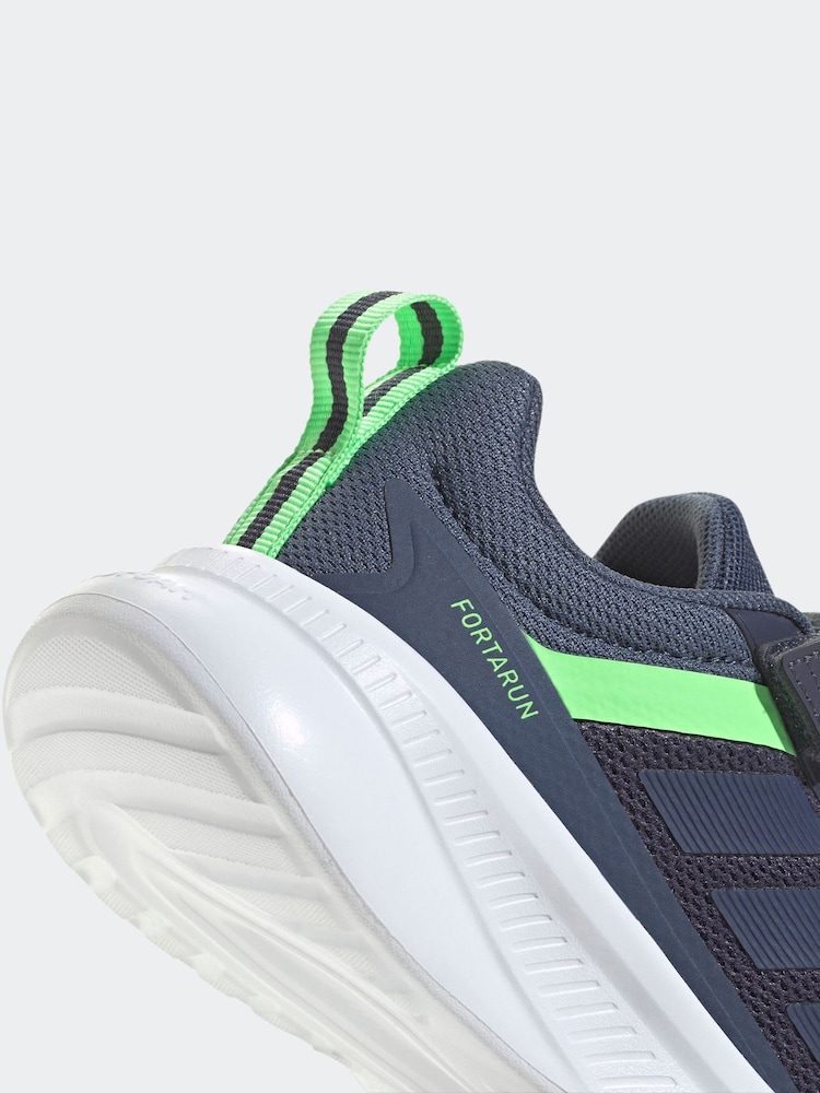 adidas Blue FortaRun 4.0 Trainers - Image 9 of 9