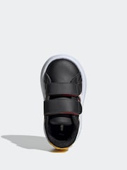 adidas Black Disney Mickey Mouse Grand Court Hook and Loop Infant Trainers - Image 6 of 9
