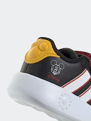 adidas Black Disney Mickey Mouse Grand Court Hook and Loop Infant Trainers - Image 8 of 9