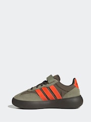Khaki/Orange - adidas Barreda Decode Kinder-Sneaker mit elastischen Schnürsenkeln - Bild 14 von 17
