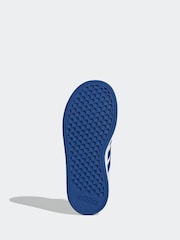 adidas White/Blue Grand Court 2.0 El C Trainers - Image 4 of 9
