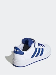 adidas White/Blue Grand Court 2.0 El C Trainers - Image 9 of 9