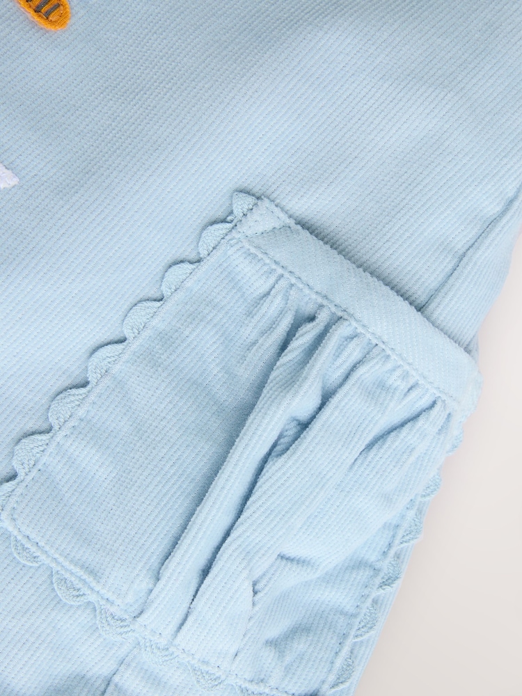 Blue Character Baby Pinafore Long Sleeve Bodysuit & Tights Set (0mths-2yrs) - Image 10 of 10