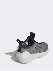 adidas Grey Tensaur Comfort Kids Trainers - Image 4 of 9