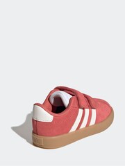 adidas Red VL Court 3.0 Trainers - Image 4 of 9