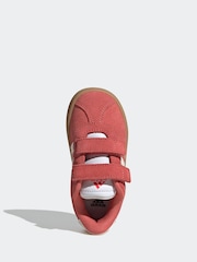 adidas Red VL Court 3.0 Trainers - Image 6 of 9