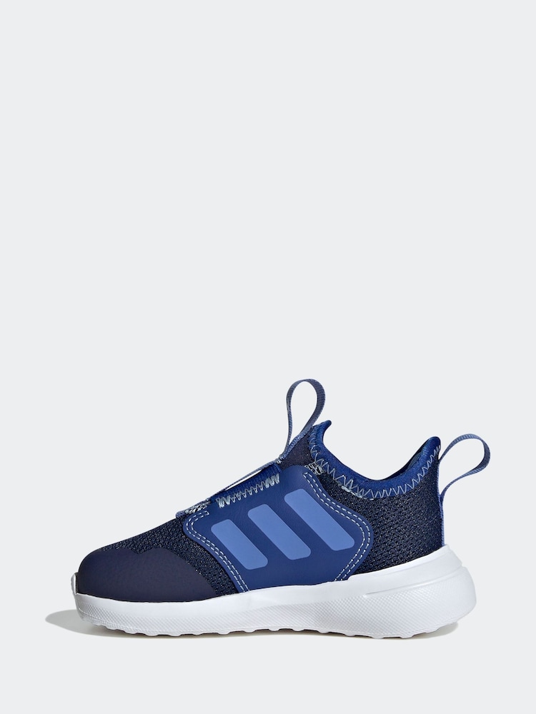 adidas Blue Tensaur Comfort Trainers - Image 2 of 9