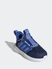 adidas Blue Tensaur Comfort Trainers - Image 3 of 9