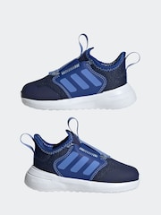 adidas Blue Tensaur Comfort Trainers - Image 5 of 9
