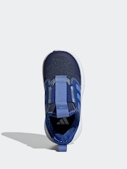 adidas Blue Tensaur Comfort Trainers - Image 6 of 9