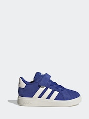 adidas Blue Grand Court Trainers - Image 1 of 9