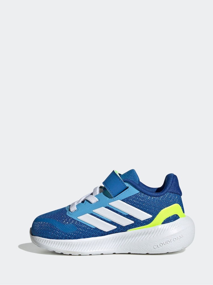 adidas Blue Runfalcon 5 Running Trainers - Image 2 of 9