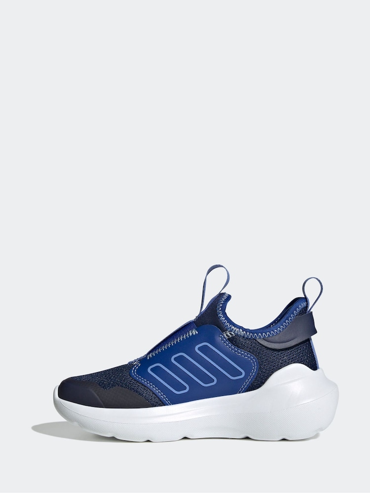 adidas Blue Tensaur Comfort Trainers - Image 2 of 9