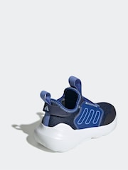 adidas Blue Tensaur Comfort Trainers - Image 4 of 9