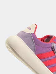 adidas Lilac/Orange Barreda Decode Elastic Lace Kids Trainers - Image 9 of 9