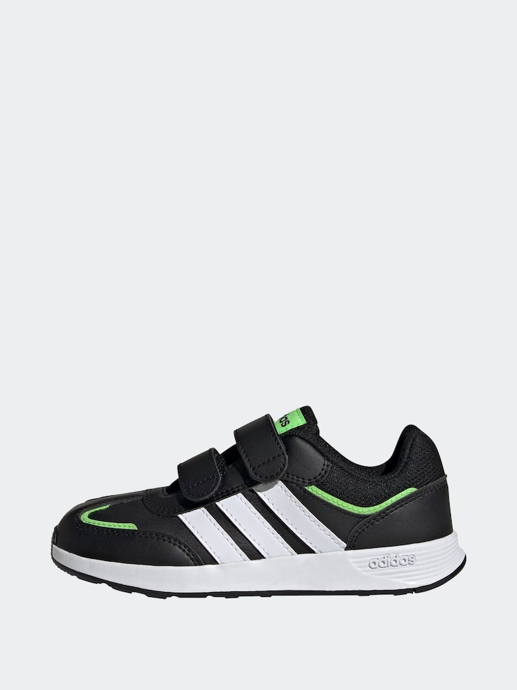 أسود - حذاء رياضي للأطفال بإغلاق بشريط لاصق Tensaur Switch من adidas - صورة 2 من 10 أسود - حذاء رياضي للأطفال بإغلاق بشريط لاصق Tensaur Switch من adidas - صورة 2 من 10
