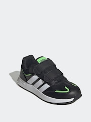 أسود - حذاء رياضي للأطفال بإغلاق بشريط لاصق Tensaur Switch من adidas - صورة 4 من 10