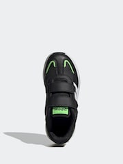 أسود - حذاء رياضي للأطفال بإغلاق بشريط لاصق Tensaur Switch من adidas - صورة 7 من 10