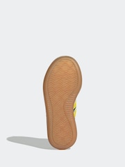 adidas Green/Yellow Barreda Decode Elastic Lace Kids Trainers - Image 6 of 9