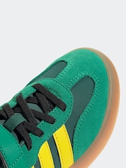 adidas Green/Yellow Barreda Decode Elastic Lace Kids Trainers - Image 8 of 9
