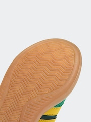 adidas Green/Yellow Barreda Decode Elastic Lace Kids Trainers - Image 9 of 9