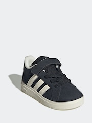 adidas Black Grand Court Trainers - Image 3 of 9