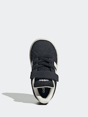 adidas Black Grand Court Trainers - Image 6 of 9