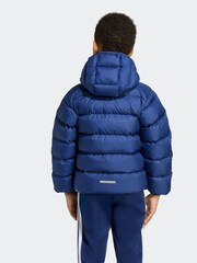 adidas Blue Synthetic Down Little Kids Jacket - Image 2 of 6