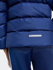 adidas Blue Synthetic Down Little Kids Jacket - Image 5 of 6