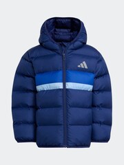 adidas Blue Synthetic Down Little Kids Jacket - Image 6 of 6