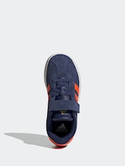 adidas Blue VL Court 3.0 Trainers - Image 6 of 9
