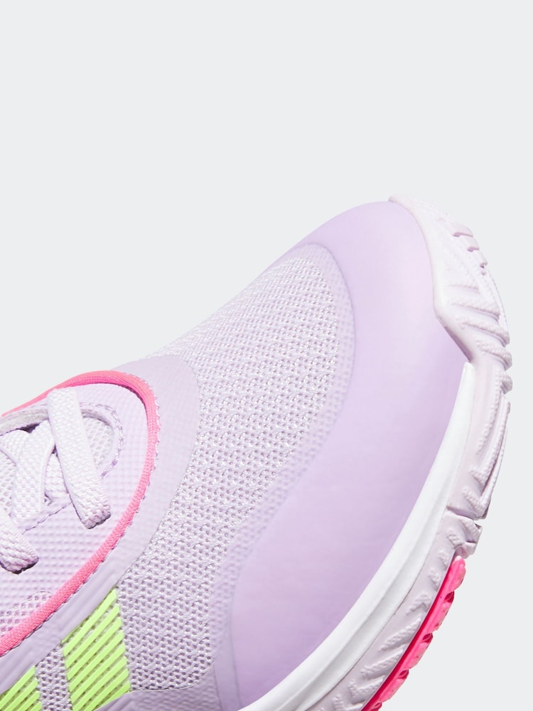 adidas Purple Ownthegame 3.0 K Trainers - Image 9 of 9