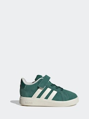 adidas Green Grand Court Trainers - Image 1 of 9