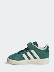 adidas Green Grand Court Trainers - Image 2 of 9