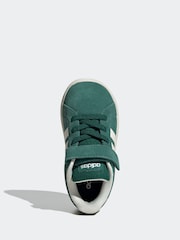 adidas Green Grand Court Trainers - Image 6 of 9