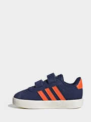 adidas Blue VL Court 3.0 Trainers - Image 2 of 9