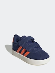 adidas Blue VL Court 3.0 Trainers - Image 3 of 9