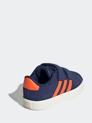 adidas Blue VL Court 3.0 Trainers - Image 4 of 9